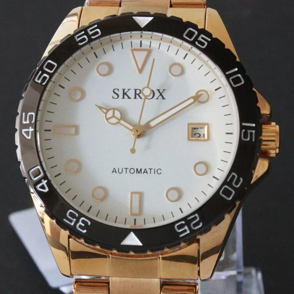 Men's Diver Style Watch Rotating Bezel Automatic 42mm